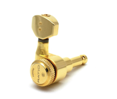 Колки для гитары GRAPH TECH PRL-8721-G0 Electric Locking 6 In-line C0ntemporary Mini Gold 2 Pin