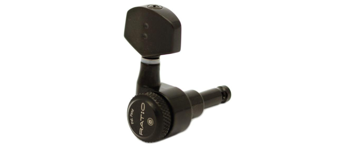 Колки для гитары GRAPH TECH PRL-8311-B0 Electric Locking 3+3 C0ntemporary Black 2 Pin