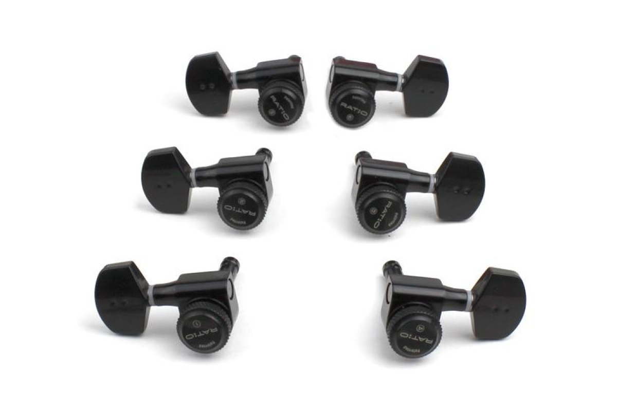 Колки для гитары GRAPH TECH PRL-8311-B0 Electric Locking 3+3 C0ntemporary Black 2 Pin