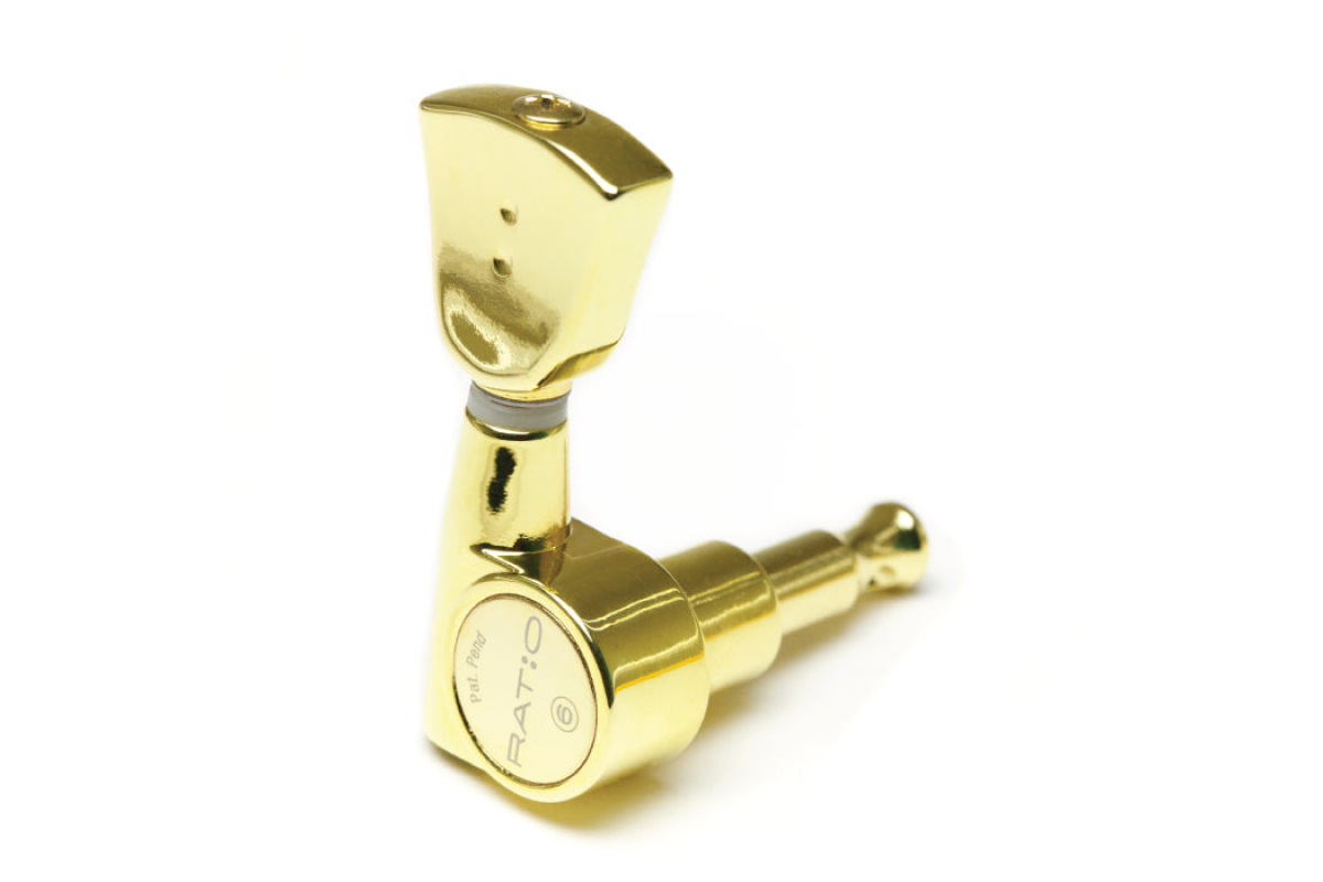 Колки для гитары GRAPH TECH PRN-2341-G0 Ratio Electric 3+3 Vintage 2 Pin - Gold