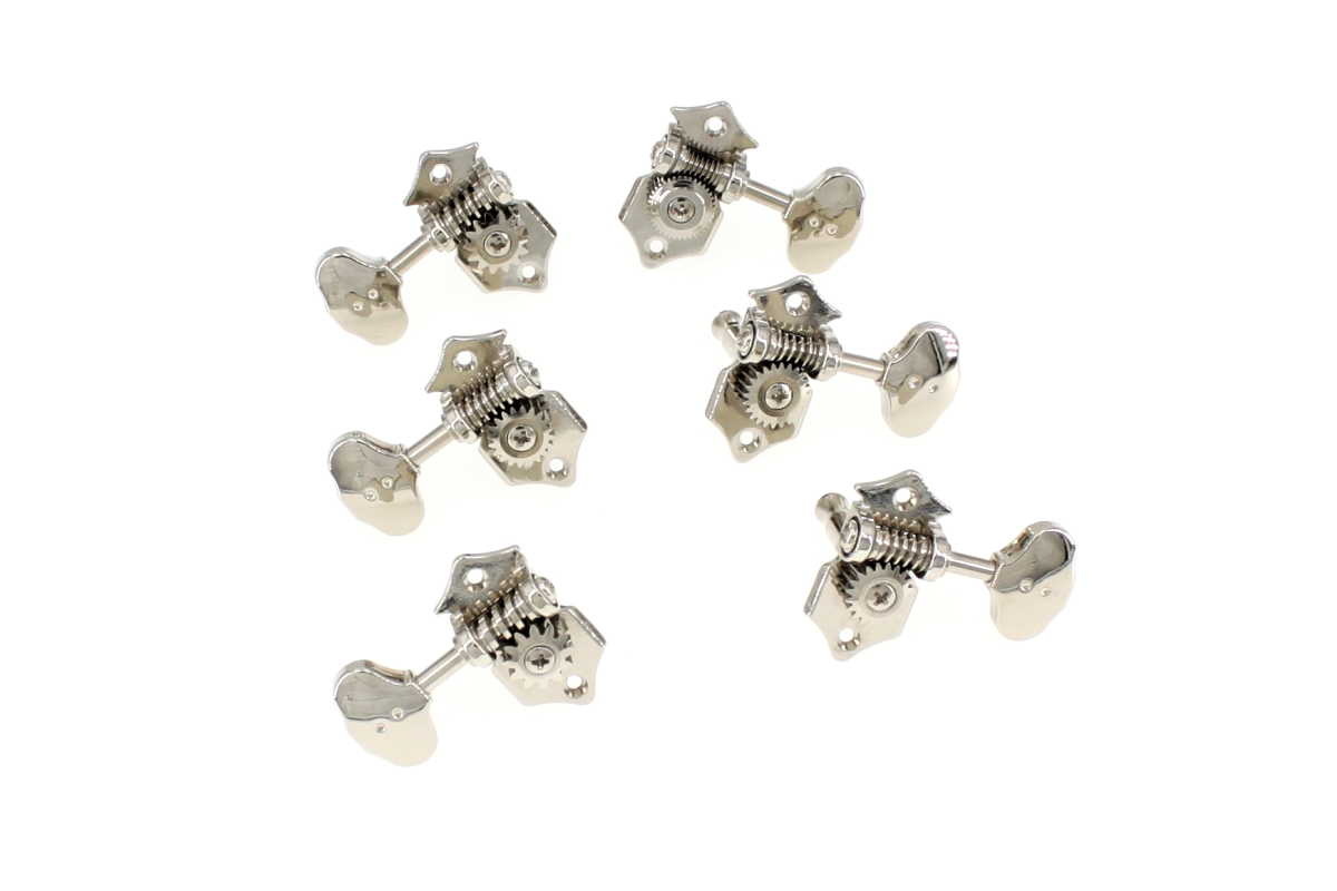 Колки для гитары GRAPH TECH PRN-3422-N0 Acoustic 3+3 Butterbean Button Nickel