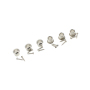 Колки для гитары GRAPH TECH PRN-3422-N0 Acoustic 3+3 Butterbean Button Nickel
