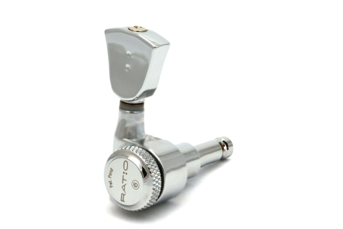 Колки для гитары GRAPH TECH PRL-8441-C0 Acoustic Locking 3 + 3 Vintage Chrome