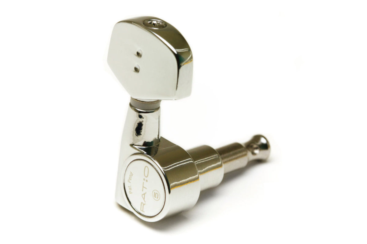 Колки для гитары GRAPH TECH PRN-2411-N0 Ratio Acoustic 3+3 C0ntemporary 2 Pin - Nickel