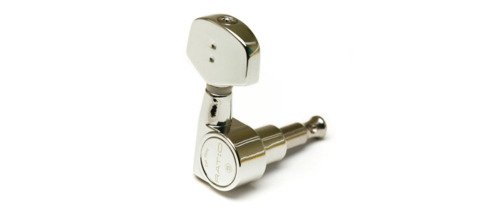 Колки для гитары GRAPH TECH PRN-2411-N0 Ratio Acoustic 3+3 C0ntemporary 2 Pin - Nickel