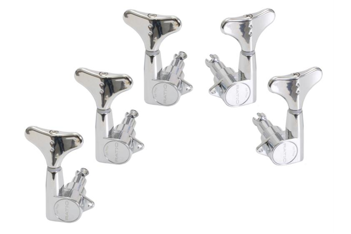 Колки для бас-гитары GRAPH TECH PRB-5320-C0 Bass Ratio 3 + 2 Y Key Chrome