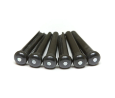 Набір кілочків GRAPH TECH PP-2142-00 TUSQ Bridge Pins Martin Style 2mm Black / Mother-Of-Pearl Dot (6 Pcs)