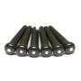 Набор колышков GRAPH TECH PP-2122-00 TUSQ Bridge Pins Martin Style 2mm Black / White Dot (6 Pcs)