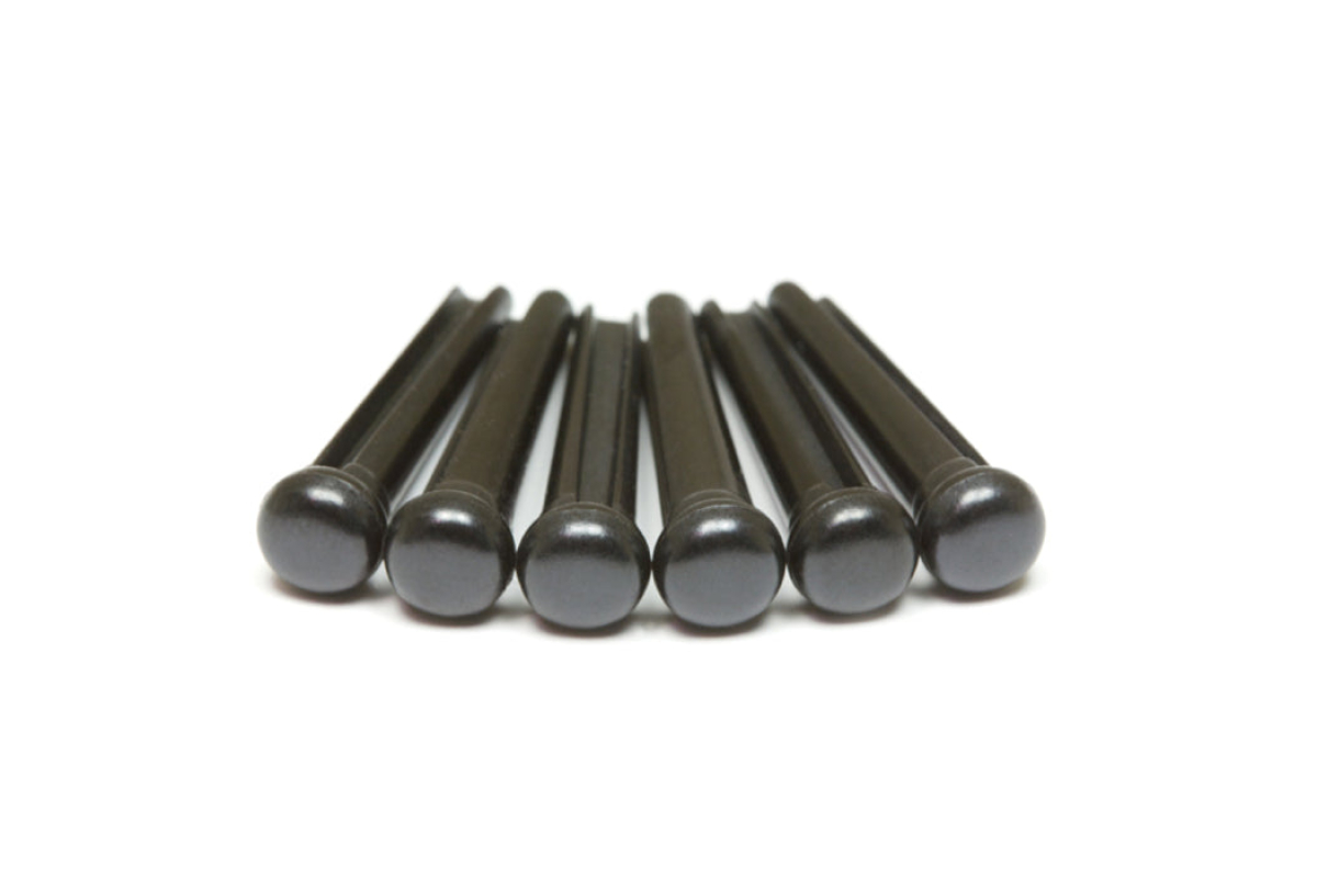 Набір кілочків GRAPH TECH PP-2100-01 TUSQ Bridge Pins (6) N0 Dot - Black (6 Pcs)