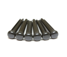 Набір кілочків GRAPH TECH PP-2100-01 TUSQ Bridge Pins (6) N0 Dot - Black (6 Pcs)