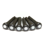 Набор колышков GRAPH TECH PP-2044-00 TUSQ Bridge Pins 4mm Black / Mother-of-Pearl (6 Pcs)