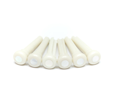 Набір кілочків GRAPH TECH PP-1044-00 TUSQ Bridge Pins 4mm White / Mother-of-Pearl Dot (6 Pcs)