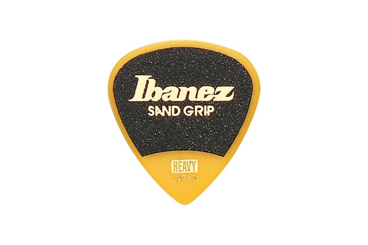 Медиатор IBANEZ PA16HSG-YE WIZARD HEAVY SAND GRIP PICK YELLOW