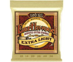 Струны для акустических гитар ERNIE BALL 2006 Earthwood Acoustic 80/20 Bronze Extra Light 10/50