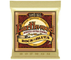 Струны для акустических гитар ERNIE BALL 2008 Earthwood Acoustic 80/20 Bronze Rock And Blues 10/52