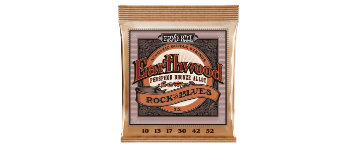 Струны для акустических гитар ERNIE BALL 2151 Earthwood Acoustic Phosphor Bronze 10/52