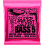Струни для бас-гітар ERNIE BALL 2824 Super Slinky Nickel Wound 5-String Bass 40/125