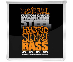 Струны для бас-гитар ERNIE BALL 2843 Hybrid Slinky Stainless Steel Bass Strings 45/105
