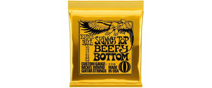 Струни для електрогітар ERNIE BALL 2216 Skinny Top Beefy Bottom Nickel Wound 10/54