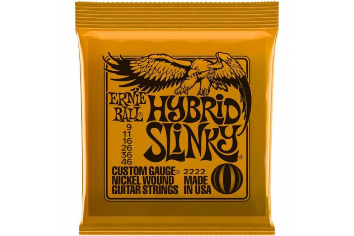 Струни для електрогітар ERNIE BALL 2222 Hybrid Slinky Nickel Wound 9/46