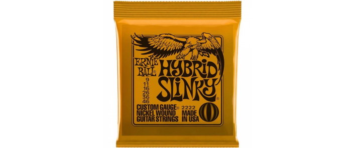Струни для електрогітар ERNIE BALL 2222 Hybrid Slinky Nickel Wound 9/46