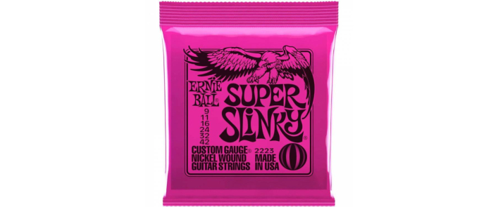 Струни для електрогітар ERNIE BALL 2223 Super Slinky Nickel Wound 9/42