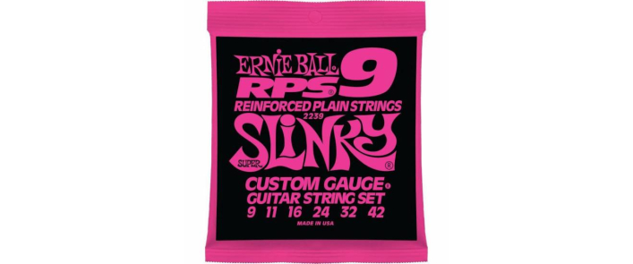 Струни для електрогітар ERNIE BALL 2239 RPS-9 Reinforced Slinky Electric Guitar Strings 9/42