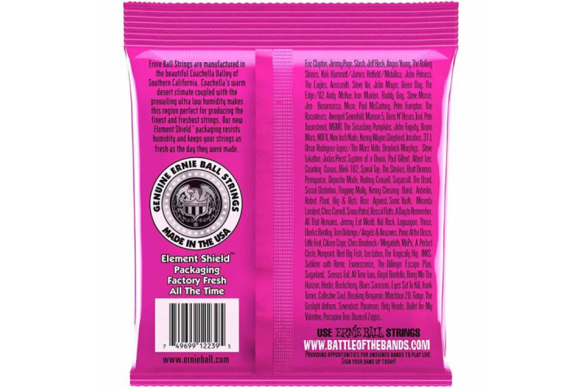 Струни для електрогітар ERNIE BALL 2239 RPS-9 Reinforced Slinky Electric Guitar Strings 9/42