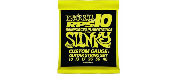 Струни для електрогітар ERNIE BALL 2240 RPS-10 Reinforced Slinky Electric Guitar Strings 10/46
