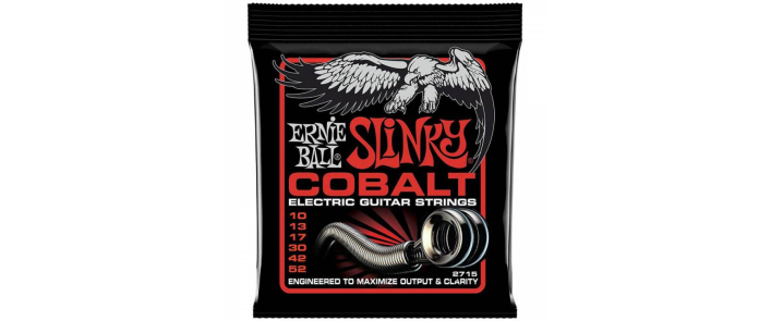 Струни для електрогітар ERNIE BALL 2715 Cobalt Slinky Electric Guitar Strings 10/52