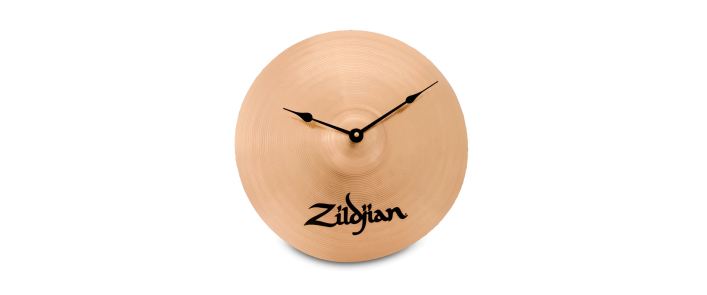 Часы ZILDJIAN CYMBAL WALL CLOCK