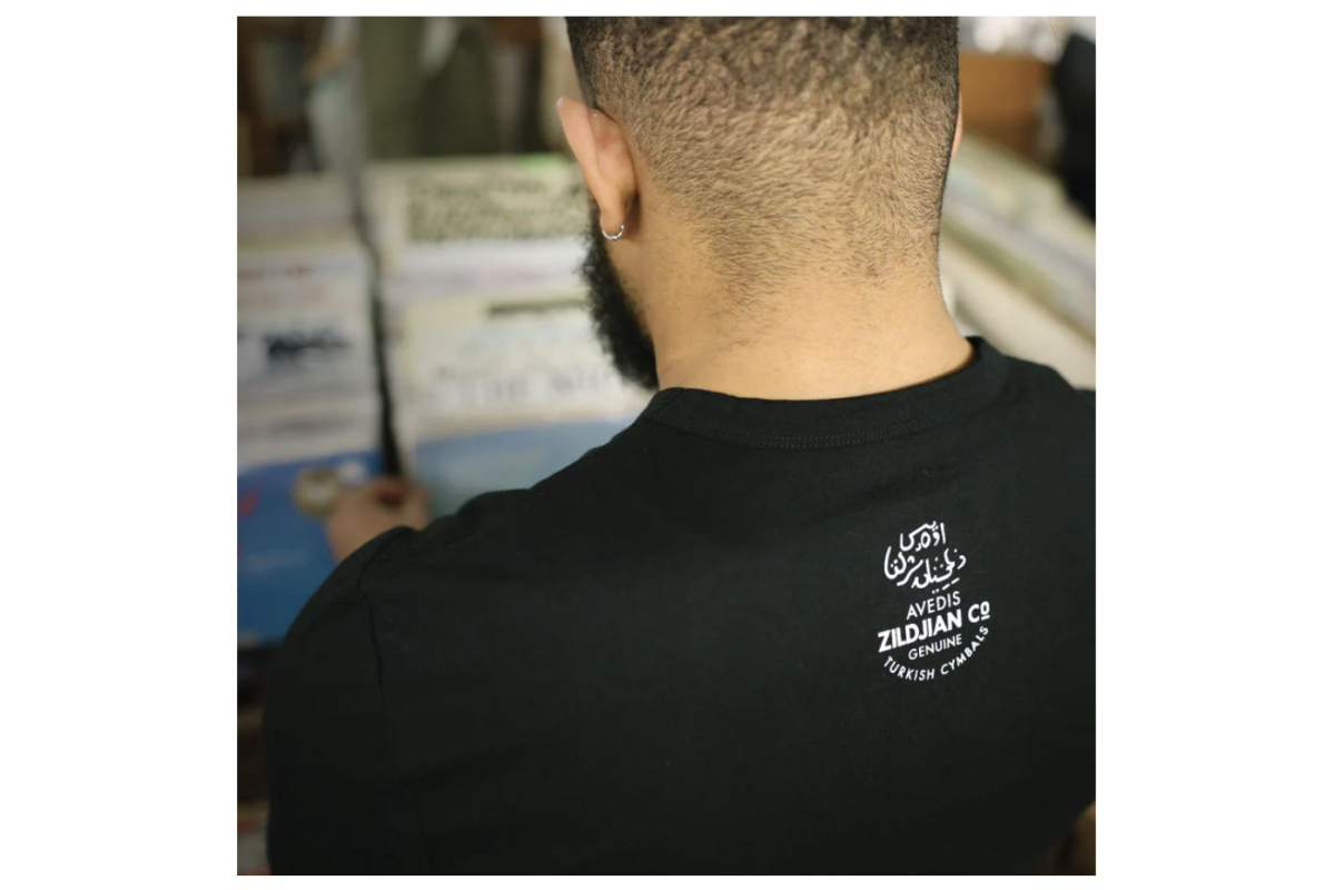 Футболка ZILDJIAN CLASSIC LOGO BLACK T-SHIRT MEDIUM