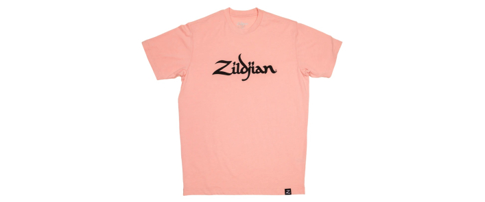 Футболка ZILDJIAN CLASSIC LOGO PINK T-SHIRT LARGE