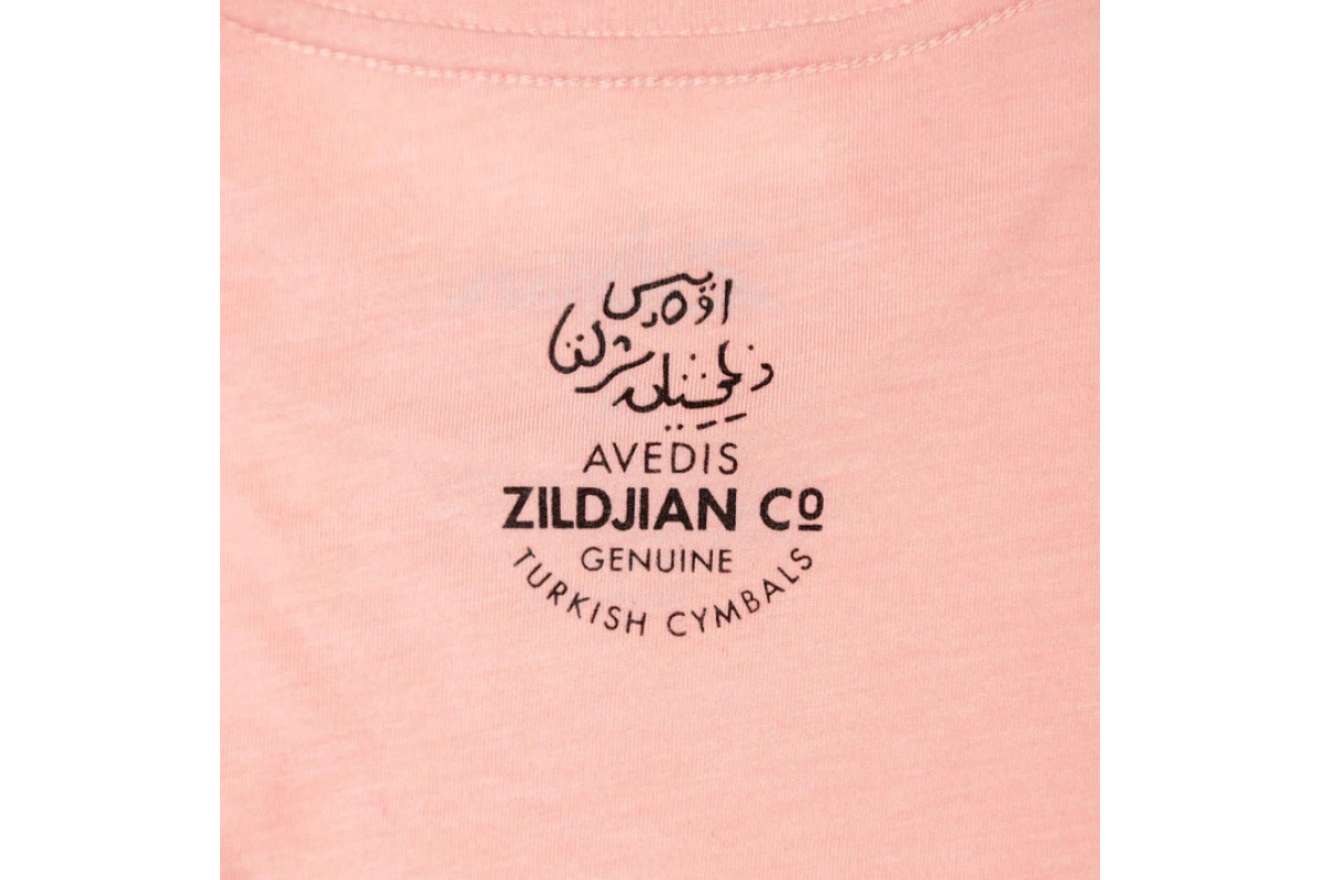 Футболка ZILDJIAN CLASSIC LOGO PINK T-SHIRT LARGE
