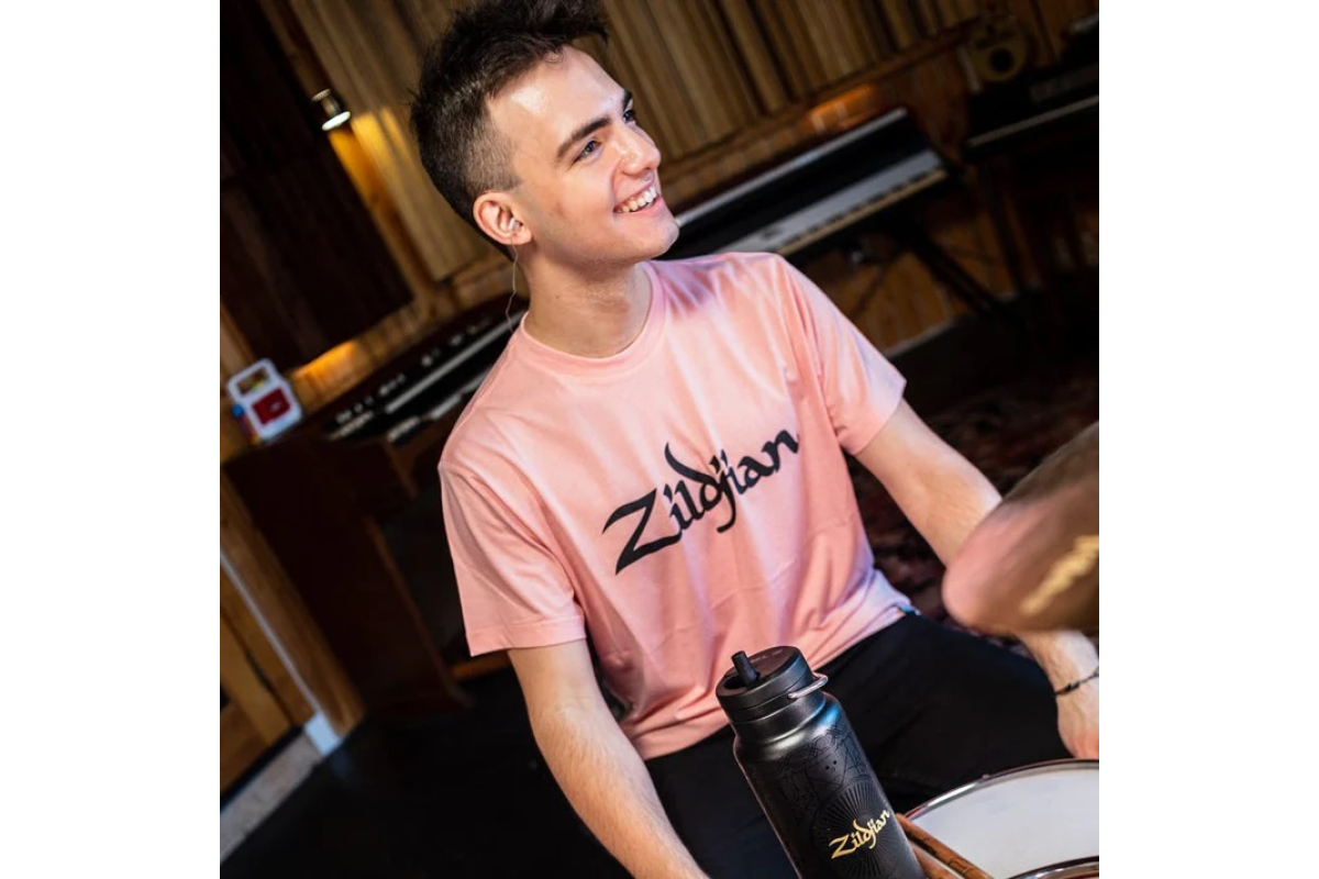 Футболка ZILDJIAN CLASSIC LOGO PINK T-SHIRT LARGE