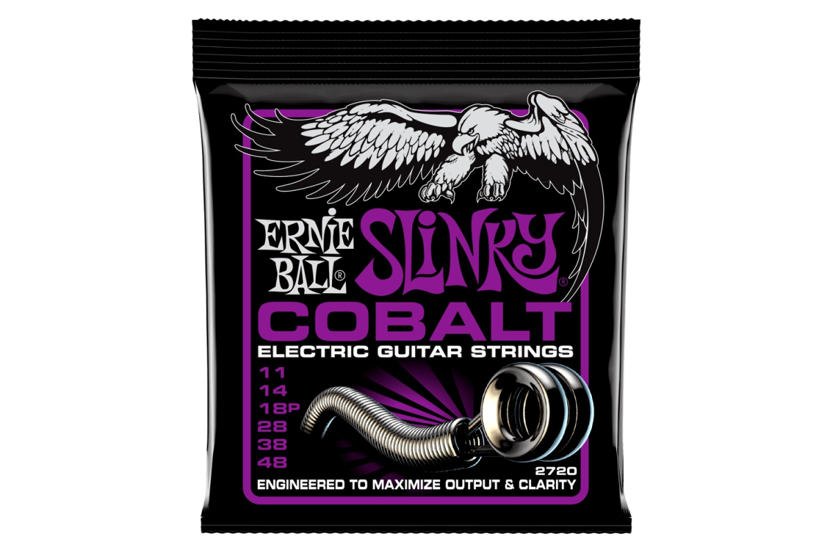 Струни для електрогітар ERNIE BALL 2720 Cobalt Slinky Electric Guitar Strings 11/48