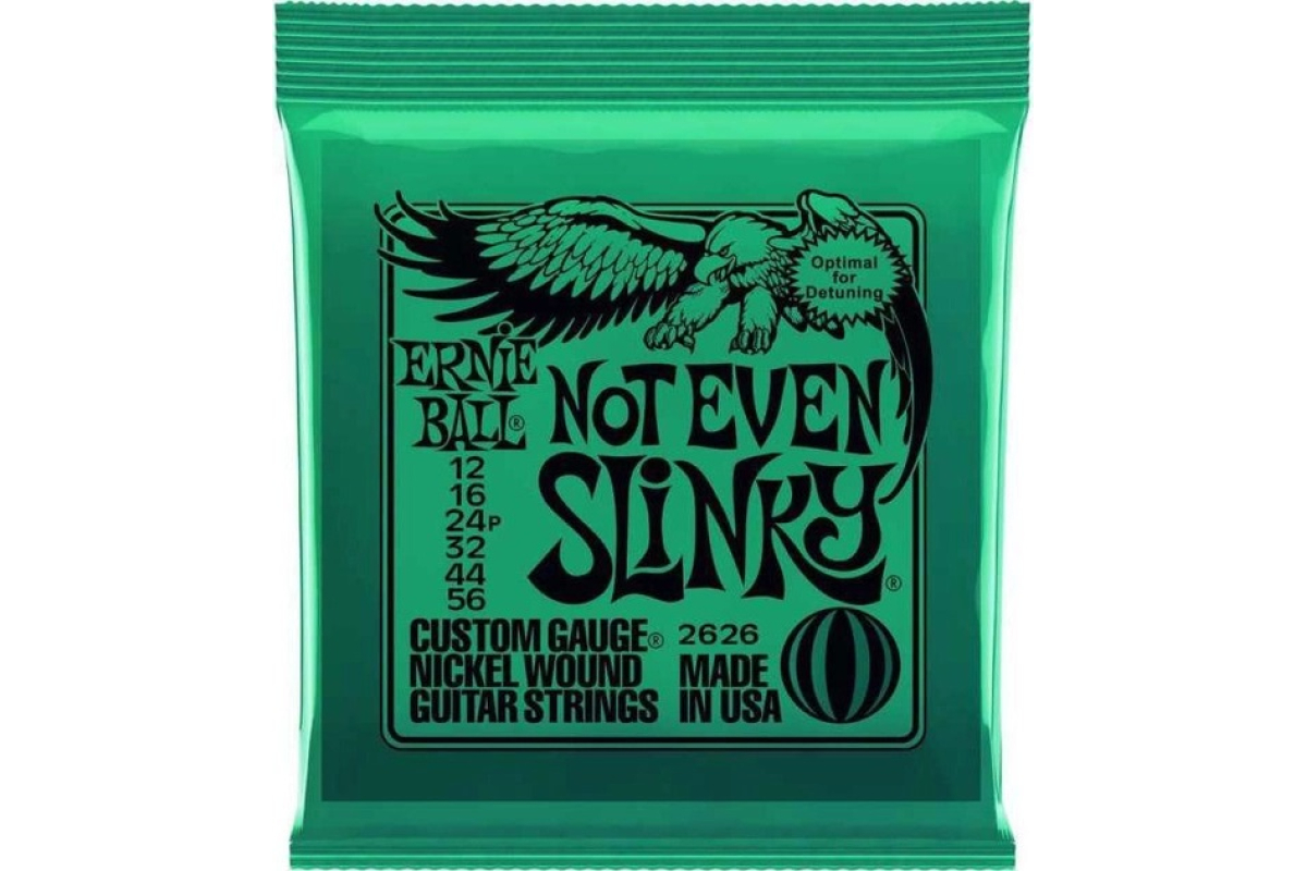 Струни для електрогітар ERNIE BALL 2626 Not Even Slinky Nickel Wound 12/56