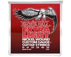 ERNIE BALL 2210 Extra Light Electric Nickel Wound 10/50 Струни для електрогітар