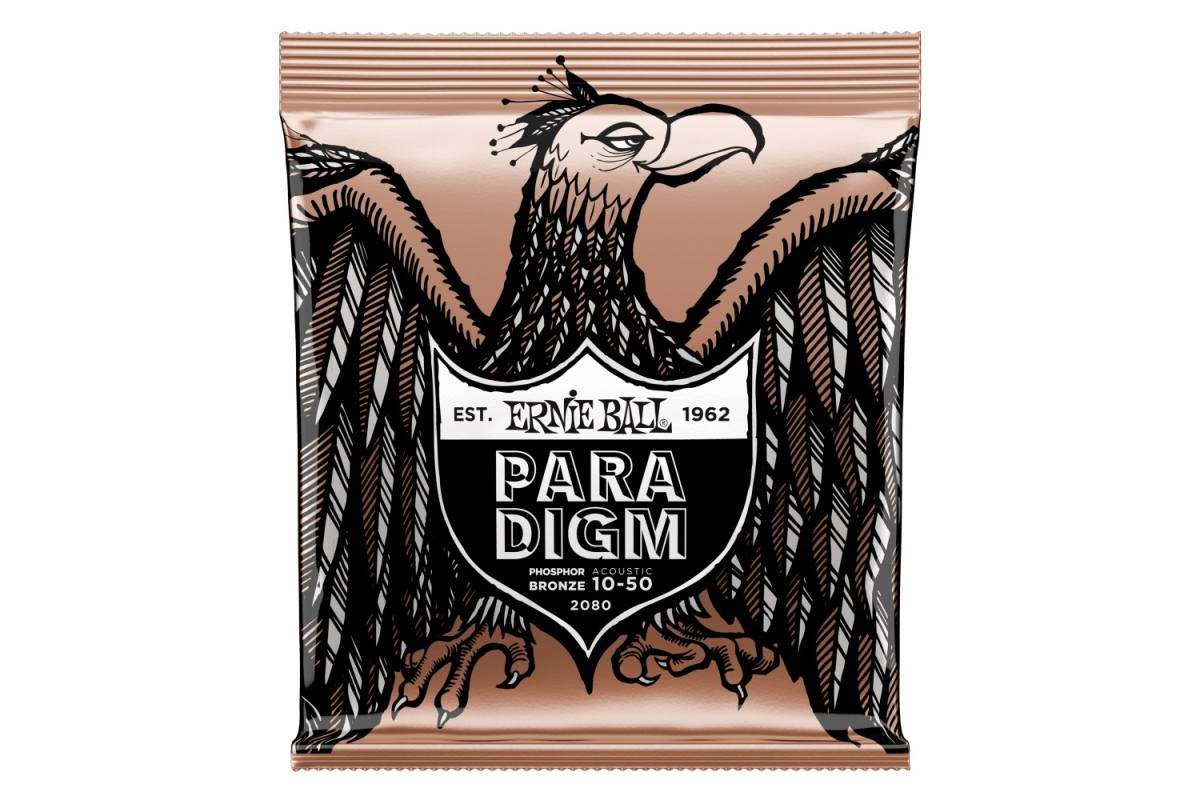 Струны для акустических гитар ERNIE BALL 2080 Paradigm Extra Light Phosphor Bronze Acoustic 10/50