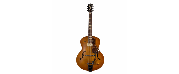 Гітара напівакустична Godin 5th Avenue Jumbo P-Rail Harvest Gold