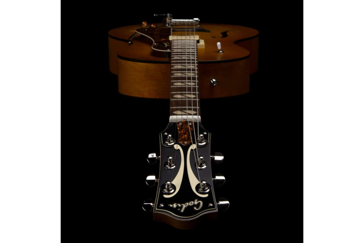 Гітара напівакустична Godin 5th Avenue Jumbo P-Rail Harvest Gold
