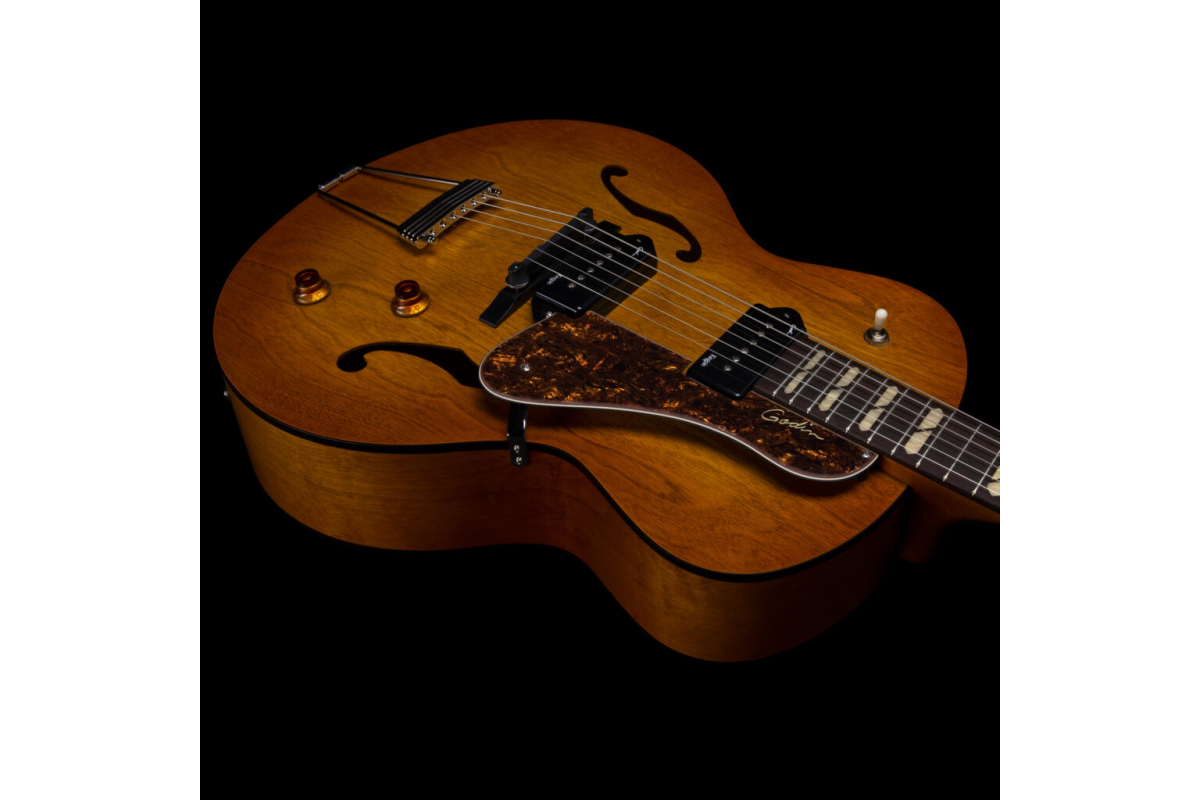 Гітара напівакустична Godin 5th Avenue Jumbo P90 Harvest Gold