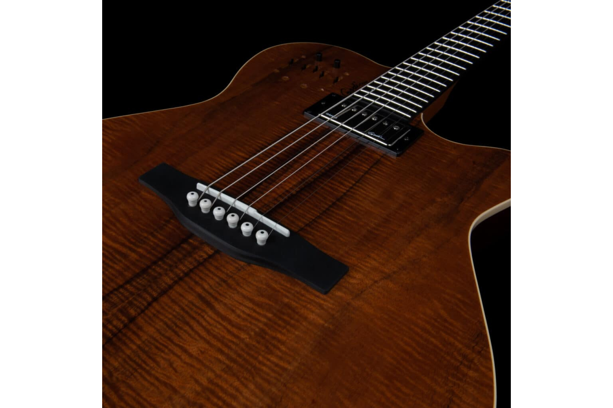 Гитара полуакустическая GODIN A6 ULTRA Extreme Koa HG