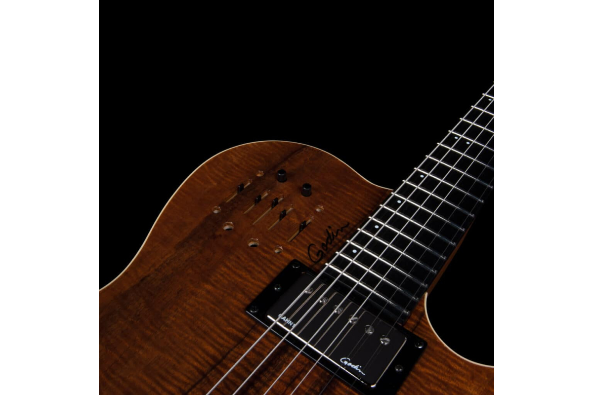 Гитара полуакустическая GODIN A6 ULTRA Extreme Koa HG