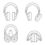 Наушники AUDIO-TECHNICA ATH-M50x WH