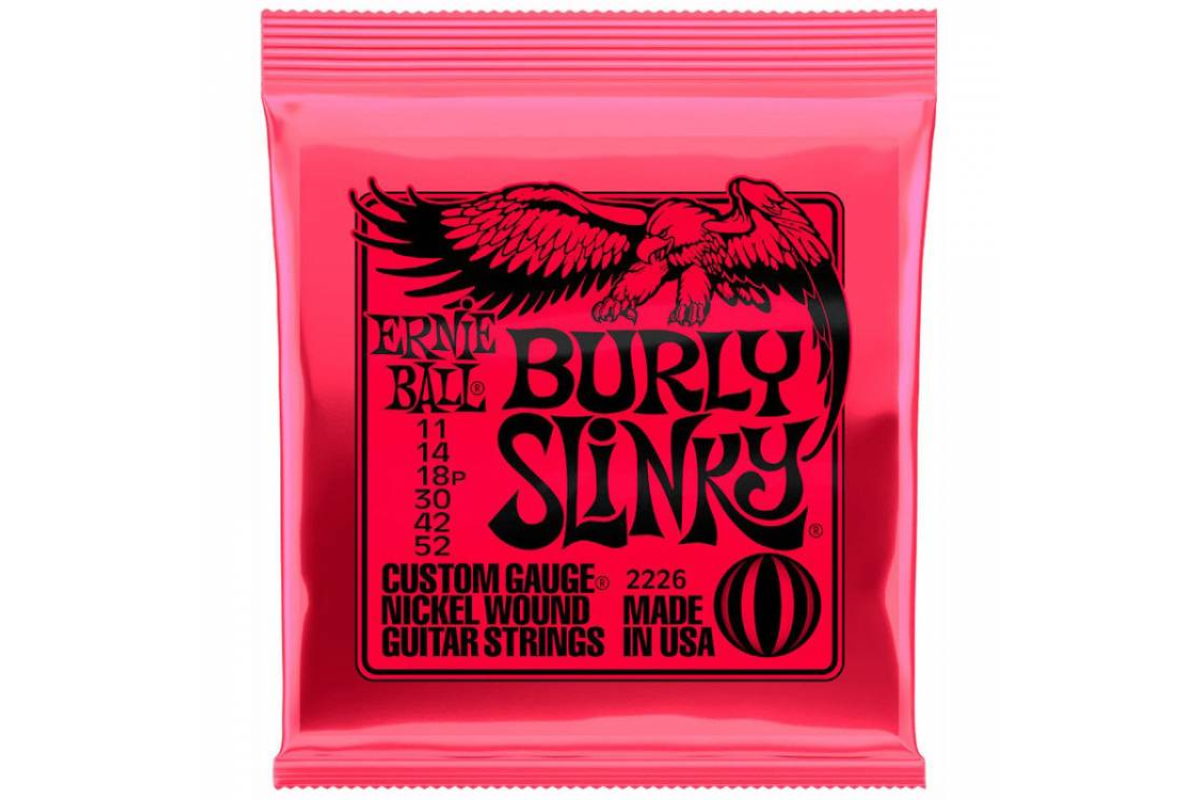 Струни для електрогітар ERNIE BALL 2226 Burly Slinky Nickel Wound 11/52