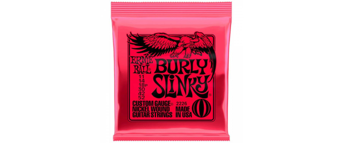 Струни для електрогітар ERNIE BALL 2226 Burly Slinky Nickel Wound 11/52