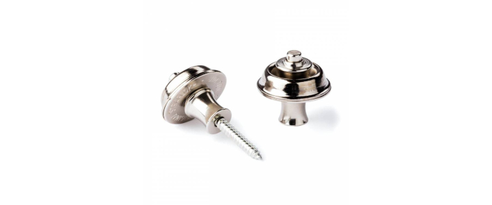 Стреплоки для гитары DUNLOP SLS1101N Nickel Straplok Strap Retainers Original