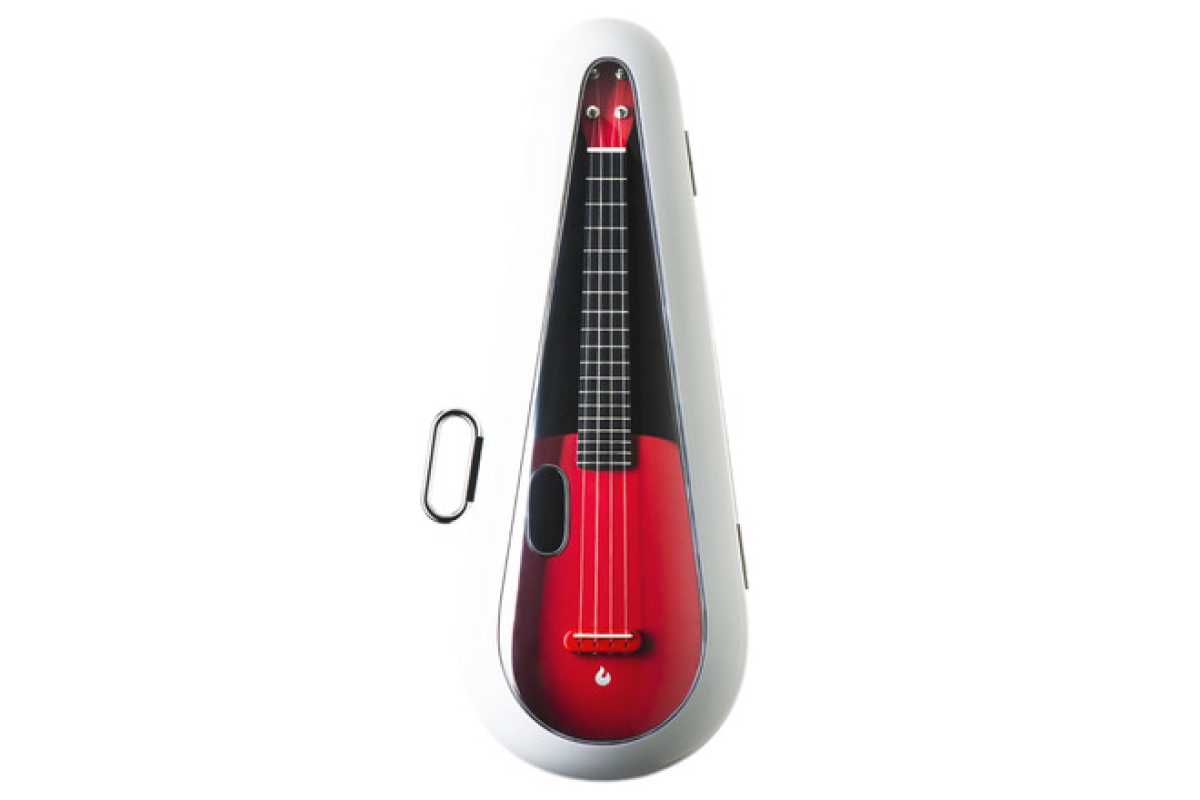 LAVA MUSIC U Freeboost Sparkle Red Укулеле со звукоснимателем