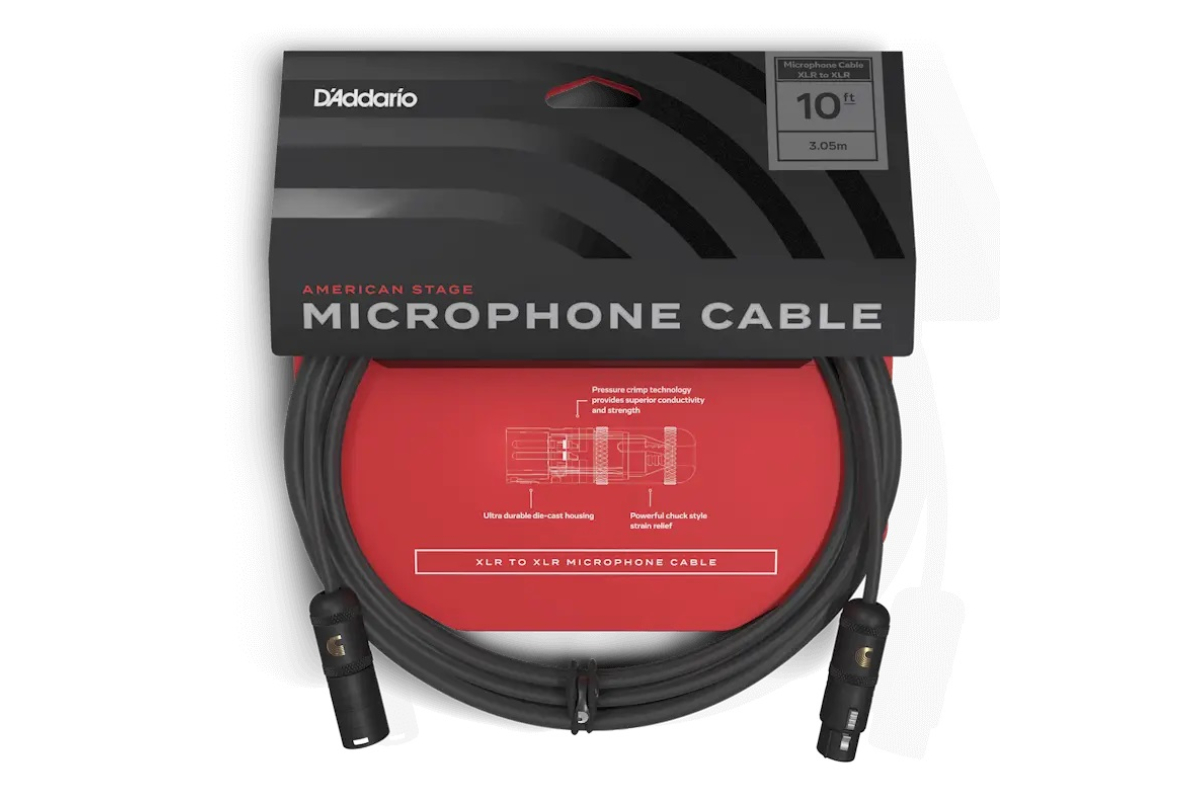 Кабель микрофонный D’ADDARIO PW-AMSM-10